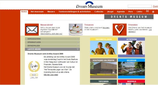 Snapshot van deze website