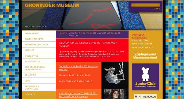 Snapshot van deze website