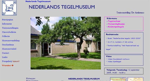 Snapshot van deze website