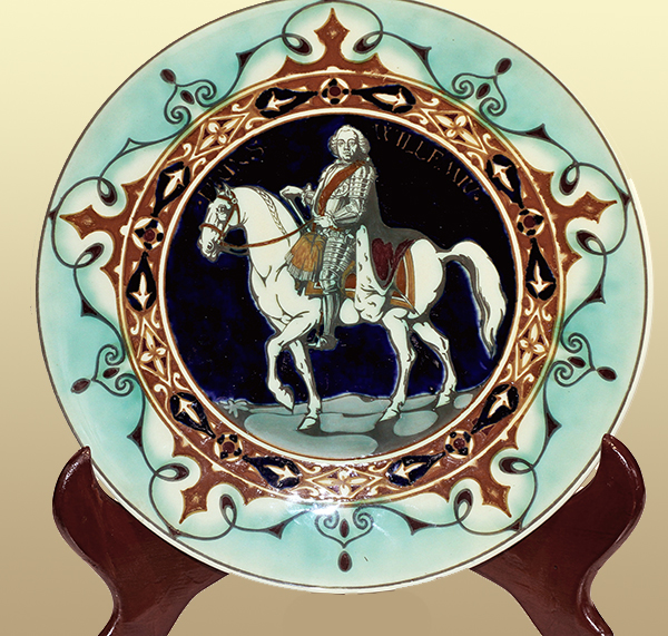 Nr.: 324, Te koop aangeboden Rozenburg Prins Willem !V bord (1711-1751)