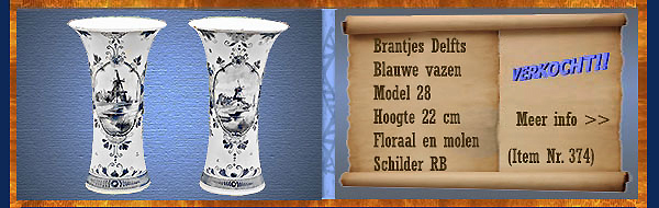 Nr.: 374, Reeds verkocht : Sieraardewerk van Brantjes