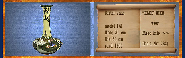 Nr.: 382, verkoop van een Distel vaas