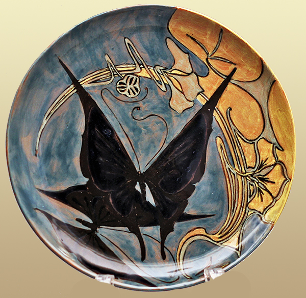 Nr.: 395, Already sold : a Rozenburg little wall plate