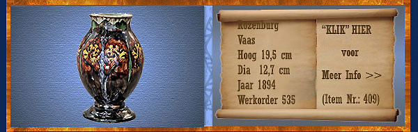 Nr.: 409, verkoop van een Rozenburg vaas