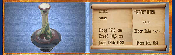 Nr.: 65, Te koop aangeboden sieraardewerk van Distel