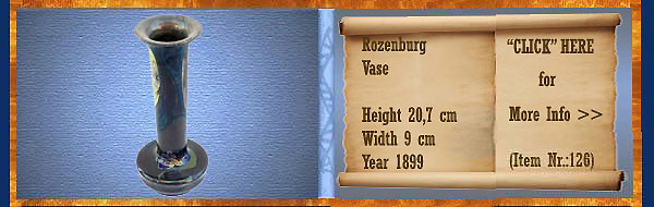 Nr.: 126, On offer decorative pottery of Rozenburg