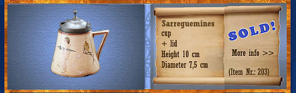 Nr.: 203, On offer decorative french pottery