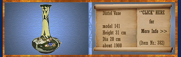 Nr.: 382, sale of a Distel vase