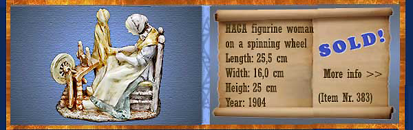 Nr.: 383, On offer decorative pottery of Haga