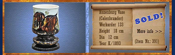 Nr.: 391, On offer decorative pottery of Rozenburg