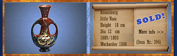 Nr.: 394, On offer decorative pottery of Rozenburg