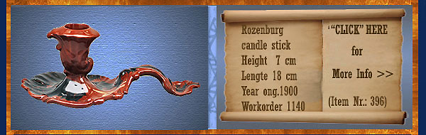 Nr.: 396, On offer decorative pottery of Rozenburg