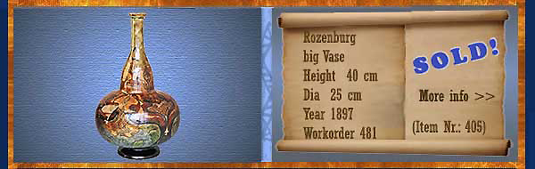 Nr.: 405, On offer decorative pottery of Rozenburg