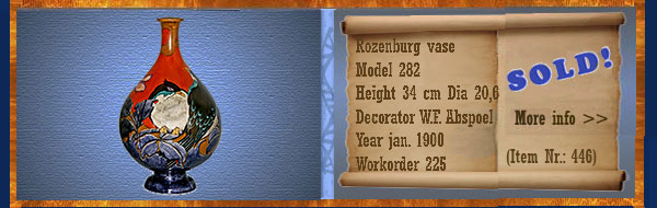 Nr.: 446, sale of a Holland Rozenburg vase